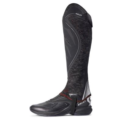 Ariat Ascent Half Chap Ženske Half Chaps Crne Crvene | HR-861915