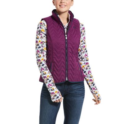 Ariat Ashley Insulated Vests Ženske Jakne Roze Visebojne | HR-316065