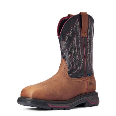 Ariat Big Rig Waterproof Composite Toe Muške Radne Čizme Smeđe | HR-979474