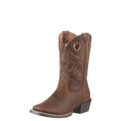 Ariat Charger Dječje Kaubojske Čizme Smeđe | HR-396496