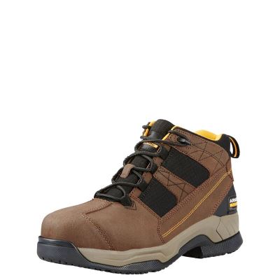 Ariat Contender Steel Toe Muške Radne Čizme Smeđe | HR-807987