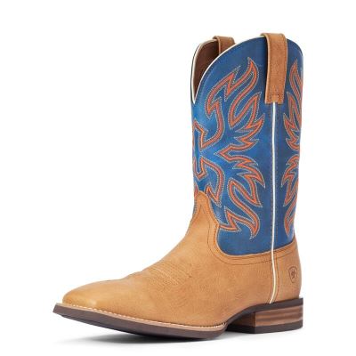 Ariat Everlite Vapor Muške Kaubojske Čizme Smeđe Plave | HR-698634