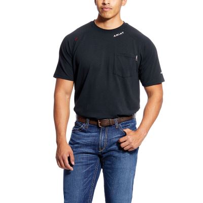 Ariat FR Baselayer Muške Majice Crne | HR-169294