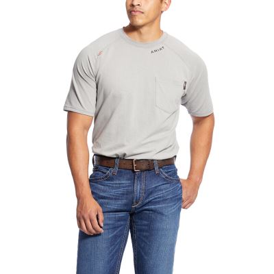 Ariat FR Baselayer Muške Majice Srebrne | HR-375971