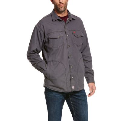 Ariat FR Rig Shirt Jackets Muške Jakne Sive | HR-698374