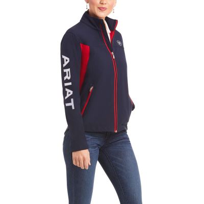 Ariat New Team Softshell Jackets Ženske Jakne Tamnoplave | HR-735236