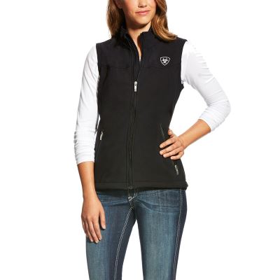 Ariat New Team Softshell Vest Ženske Prsluk Crne | HR-173093