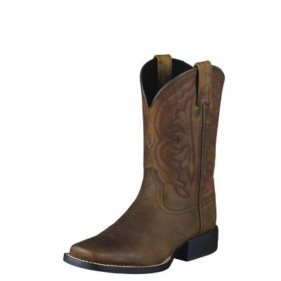 Ariat Quickdraw Dječje Kaubojske Čizme Smeđe | HR-446460