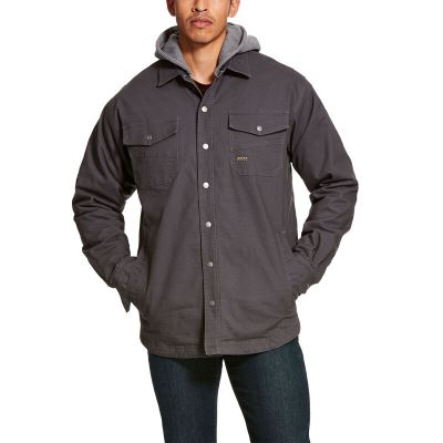 Ariat Rebar Foundry Shirt Jackets Muške Jakne Sive | HR-939180