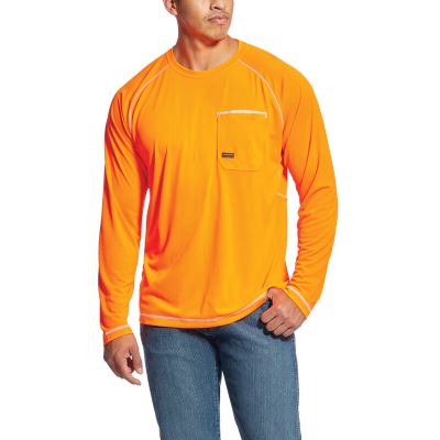 Ariat Rebar Sunstopper Top Muške Topi Narančaste | HR-073997