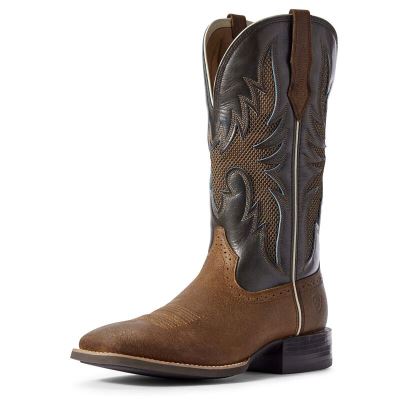 Ariat Sport Breezy VentTEK Muške Kaubojske Čizme Smeđe Maslinasto Zelene | HR-590894