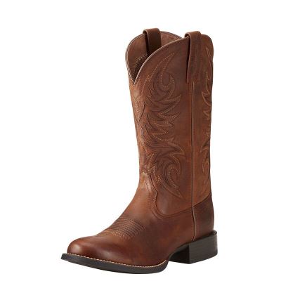 Ariat Sport Horseman Muške Kaubojske Čizme Smeđe | HR-683052