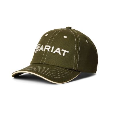 Ariat Team II Caps Ženske Kape Maslinasto Zelene | HR-634093