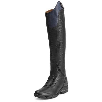 Ariat V Sport Tall Zip Tall Ženske Riding Boots Crne Tamnoplave | HR-162361