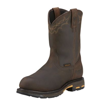 Ariat WorkHog Waterproof Composite Toe Muške Radne Čizme Kafe | HR-916594