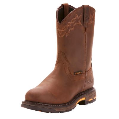 Ariat WorkHog Waterproof Muške Radne Čizme Bakrene | HR-321126