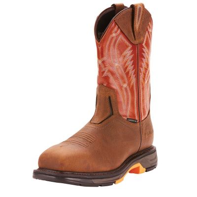 Ariat WorkHog XT Dare Carbon Toe Muške Radne Čizme Smeđe Koraljne | HR-017685