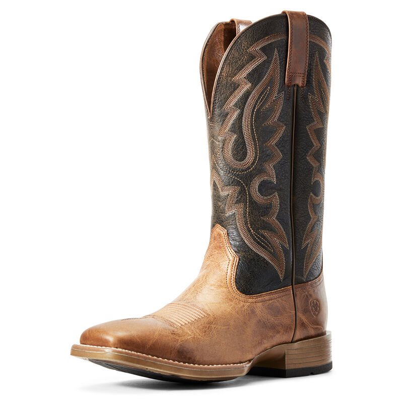 Ariat Barton Ultra Muške Kaubojske Čizme Smeđe Crne | HR-246984