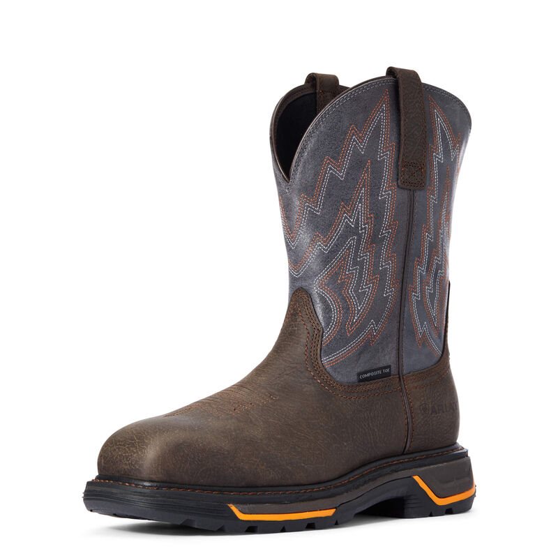 Ariat Big Rig Composite Toe Muške Radne Čizme Kafe | HR-439147