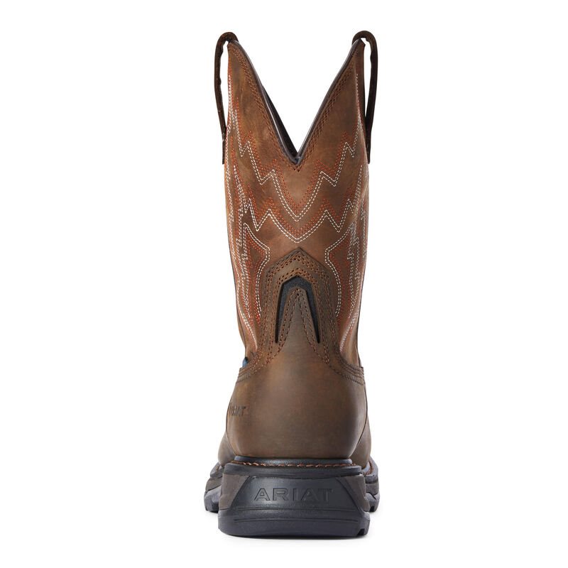 Ariat Big Rig Waterproof Composite Toe Muške Radne Čizme Tamno Smeđe | HR-925819