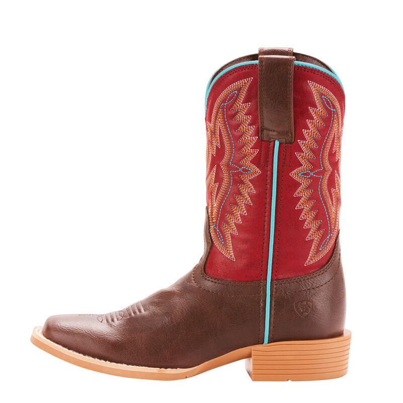 Ariat Bristo Dječje Kaubojske Čizme Bordo | HR-138789