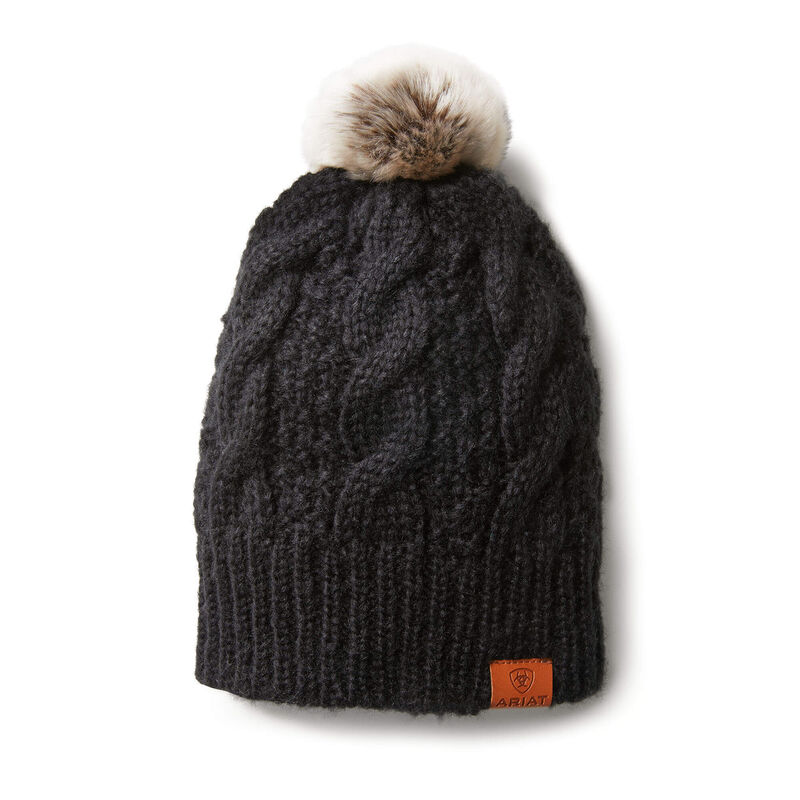 Ariat Cable Beanie Ženske Beanie Crne | HR-916793