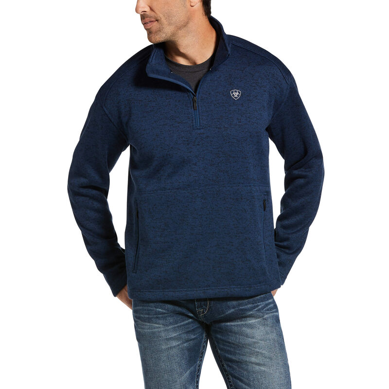 Ariat Caldwell 1/4 Zip Muške Jakne Indigo | HR-543273