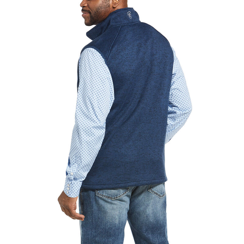 Ariat Caldwell Full Zip Vest Muške Prsluk Indigo | HR-373412