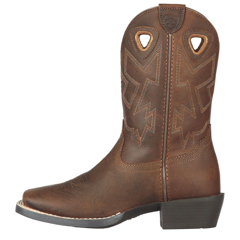 Ariat Charger Dječje Kaubojske Čizme Smeđe | HR-396496