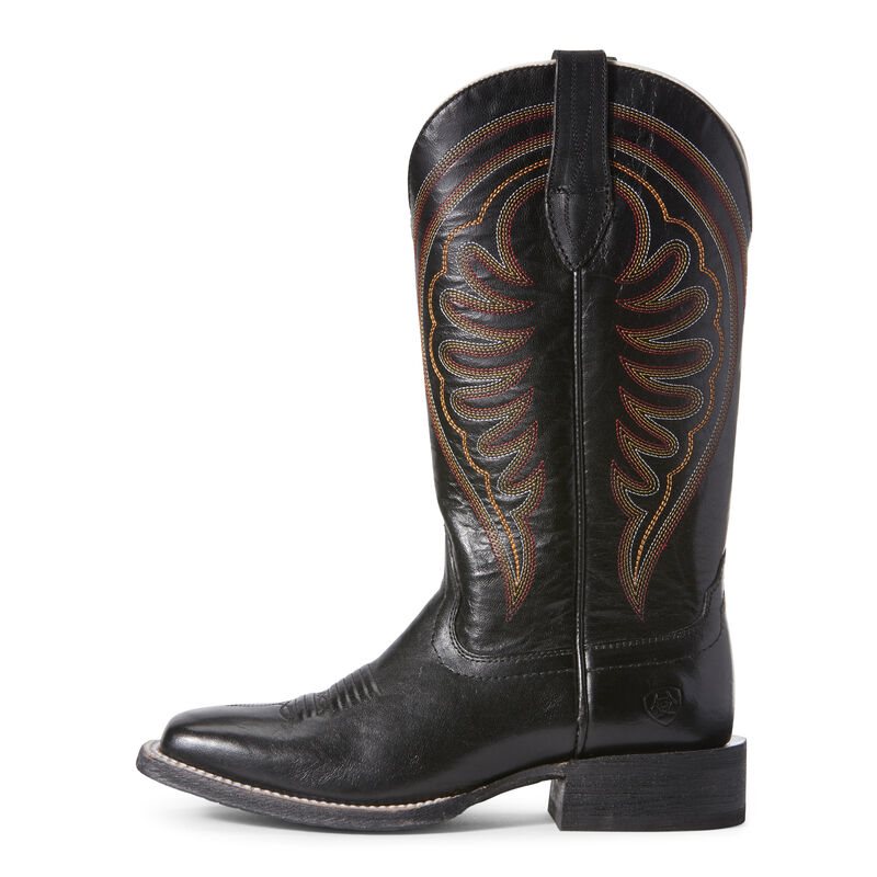 Ariat Circuit Shiloh Ženske Čizme Za Kaubojku Crne Smeđe | HR-014544