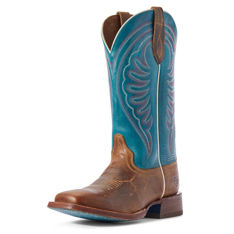 Ariat Circuit Shiloh Ženske Čizme Za Kaubojku Smeđe Zelene | HR-648797