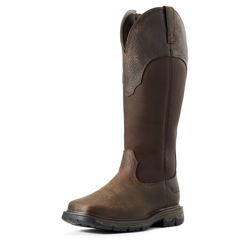 Ariat Conquest SnakeBoots Waterproof Hunting Boots Muške Vanjske Čizme Tamno Smeđe | HR-494638