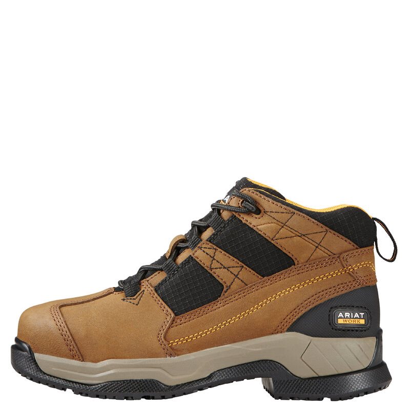 Ariat Contender Steel Toe Ženske Radne Čizme Smeđe | HR-998230