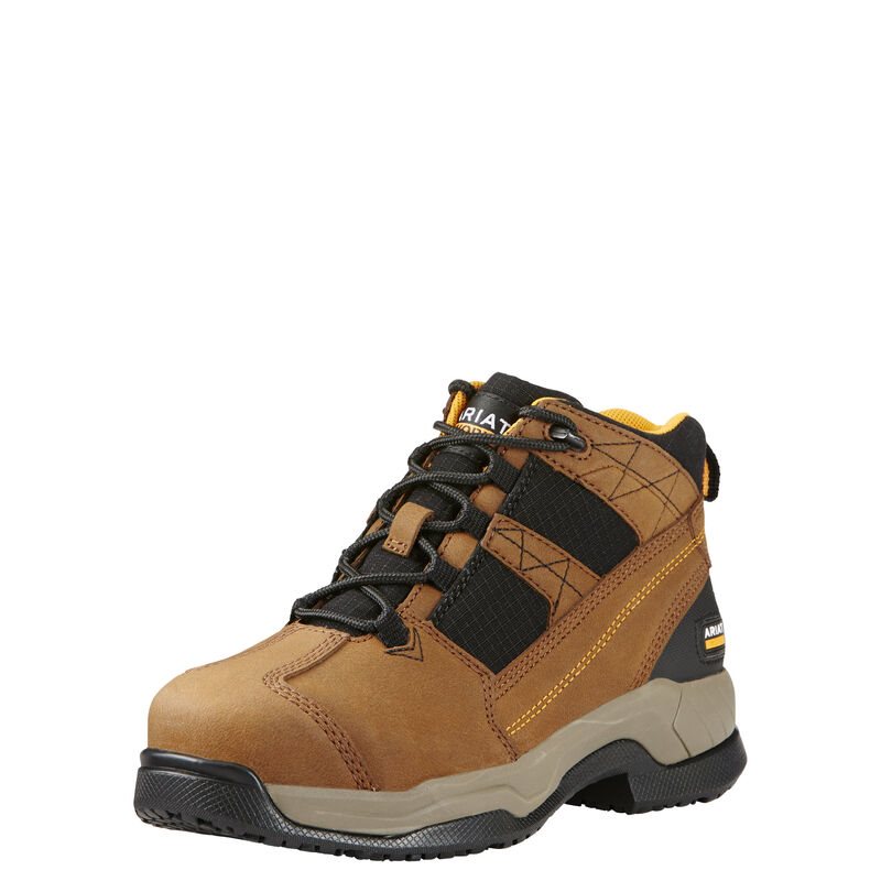 Ariat Contender Steel Toe Ženske Radne Čizme Smeđe | HR-998230