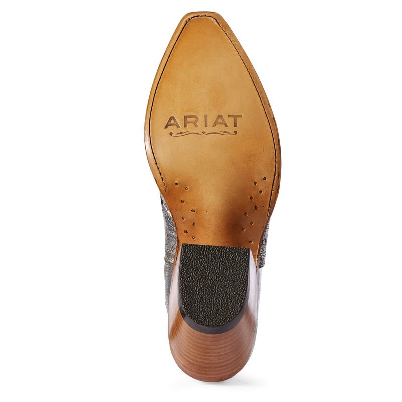 Ariat Dixon Studded Ženske Zapadnjačke Čizme Srebrne Metalne | HR-727381