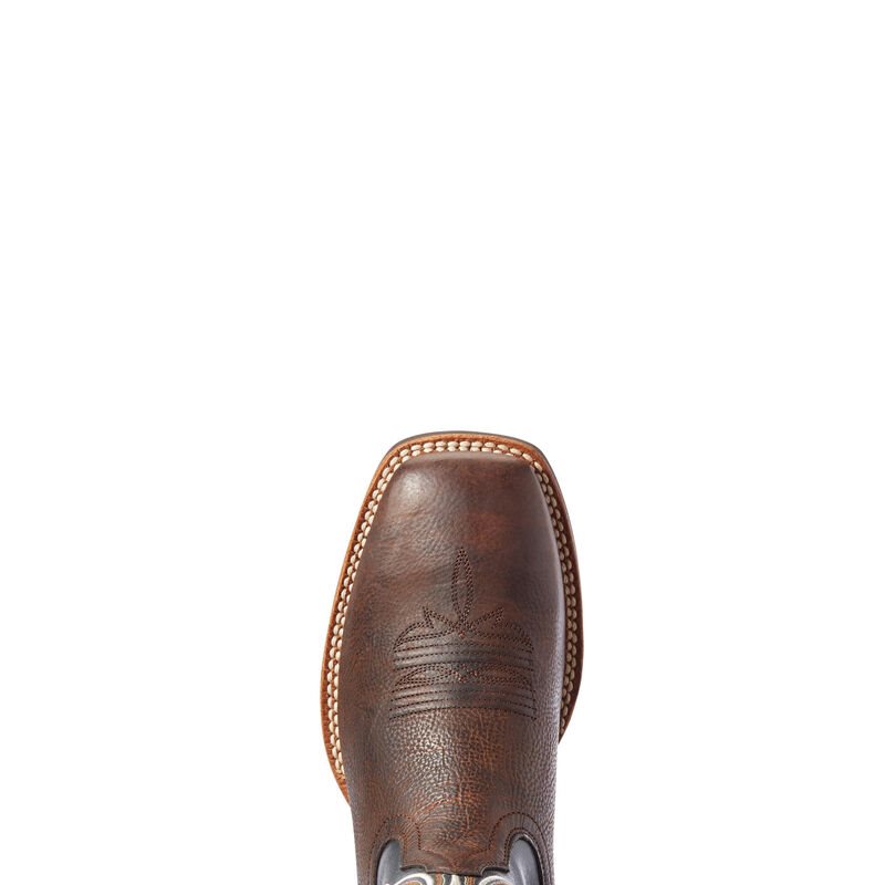 Ariat Double Kicker Muške Kaubojske Čizme Tamno Smeđe | HR-863152