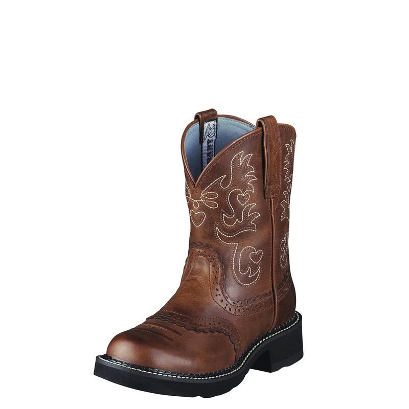 Ariat Fatbaby Saddle Ženske Čizme Za Kaubojku Smeđe | HR-288105