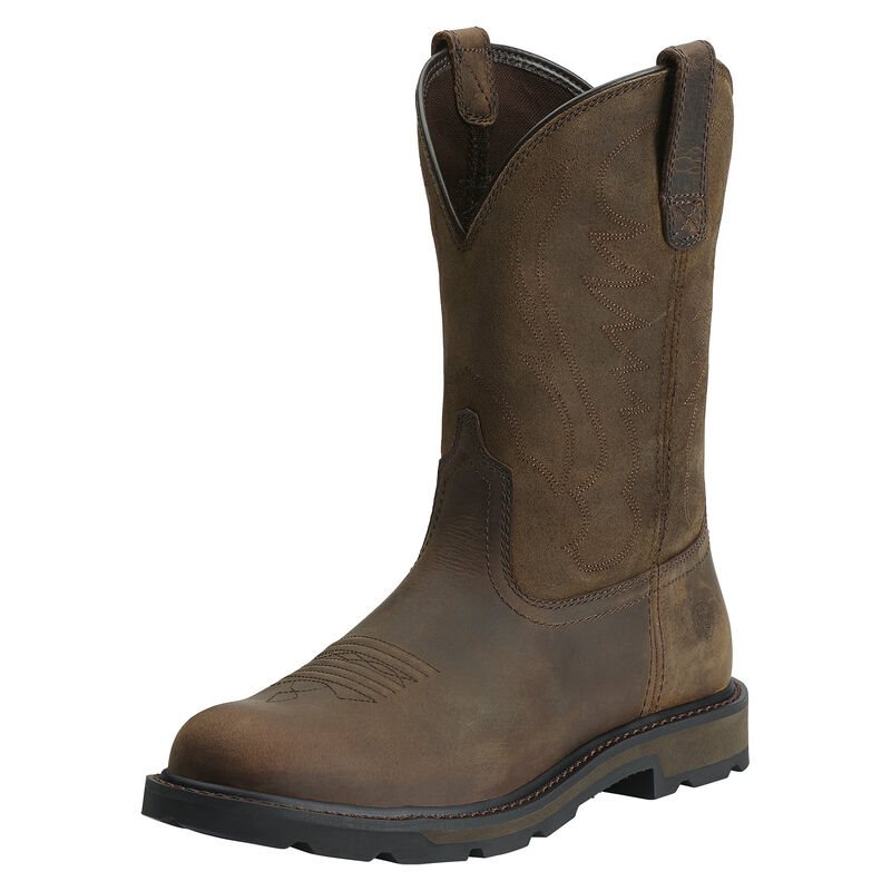 Ariat Groundbreaker Muške Radne Čizme Smeđe | HR-025644