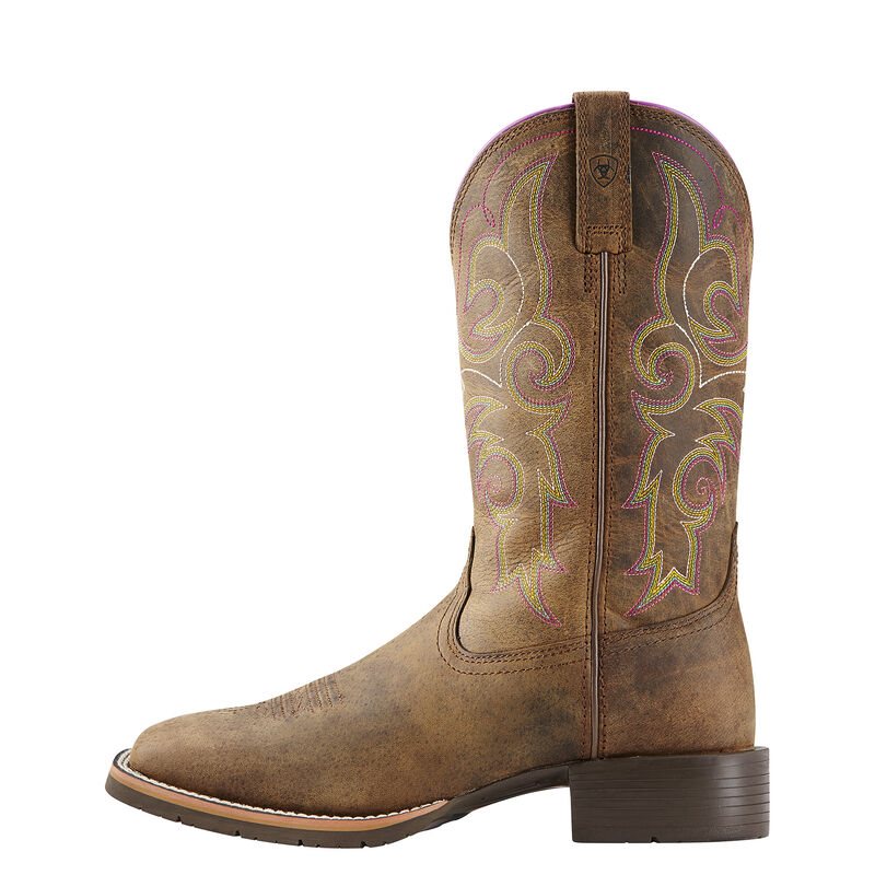 Ariat Hibrid Rancher Ženske Čizme Za Kaubojku Smeđe | HR-865326