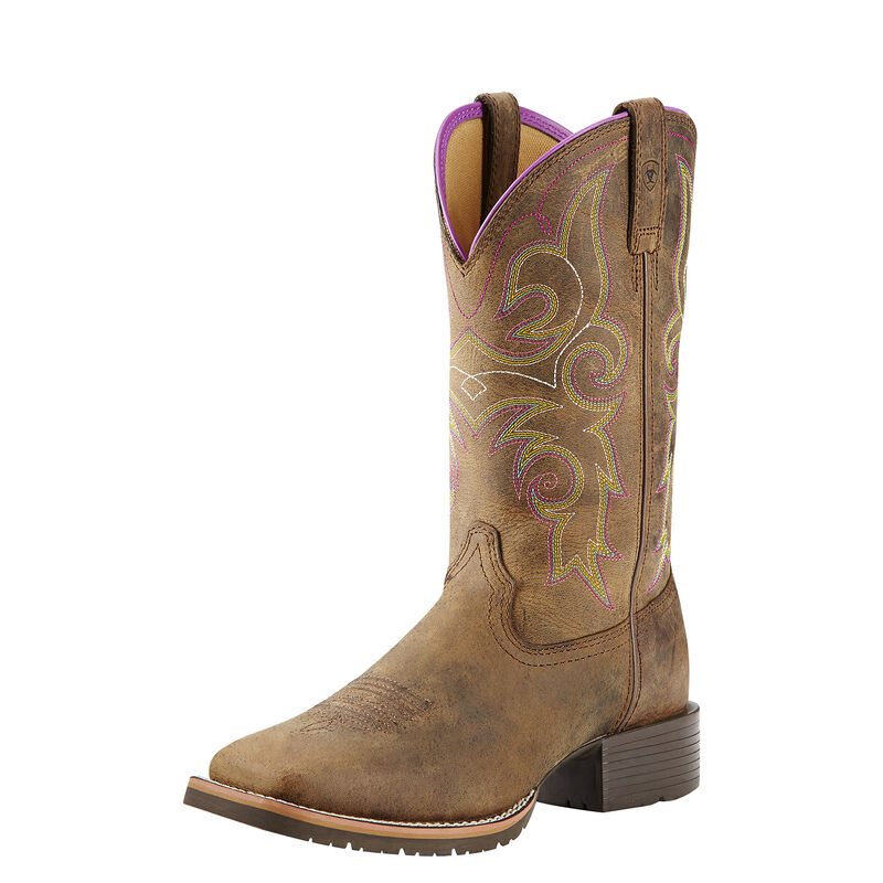 Ariat Hibrid Rancher Ženske Čizme Za Kaubojku Smeđe | HR-865326