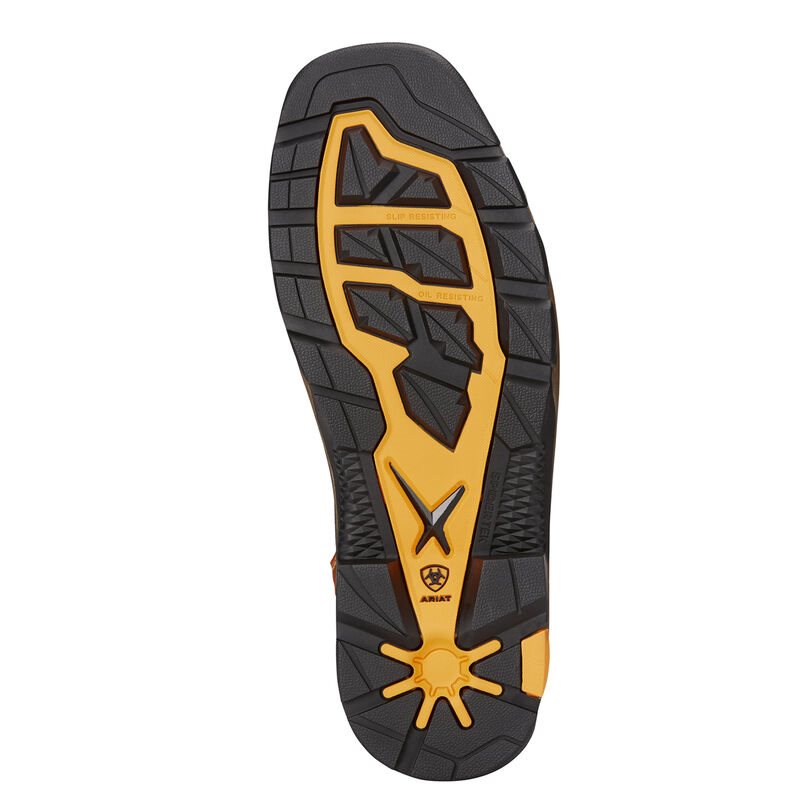 Ariat Intrepid VentTEK Pull On Composite Toe Muške Radne Čizme Smeđe Žute | HR-291230