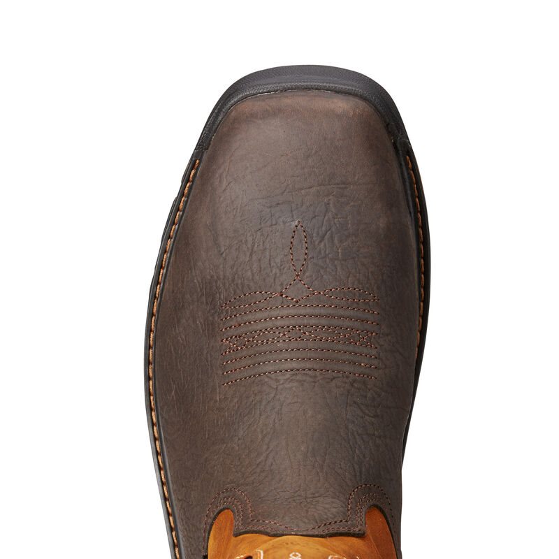 Ariat Intrepid VentTEK Pull On Composite Toe Muške Radne Čizme Smeđe Žute | HR-291230