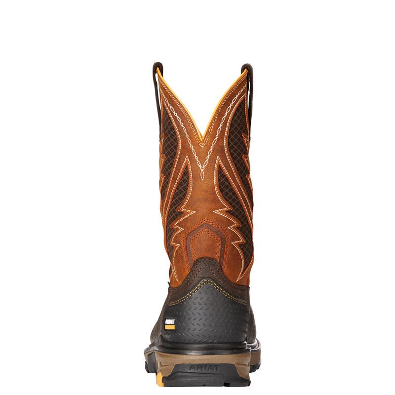 Ariat Intrepid VentTEK Pull On Composite Toe Muške Radne Čizme Smeđe Žute | HR-291230