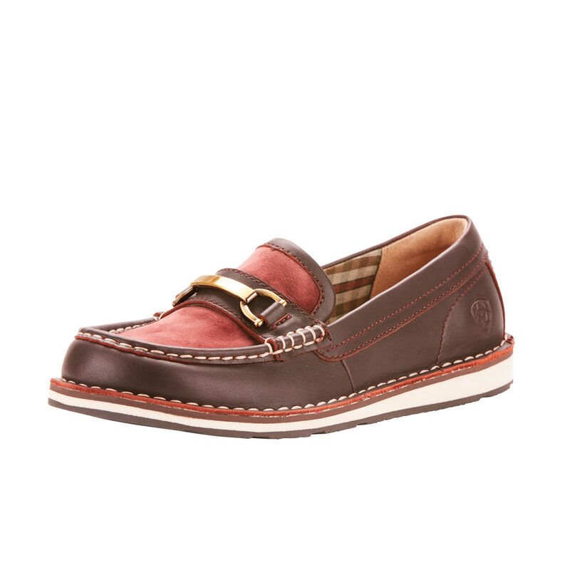 Ariat Ivy Cruiser Ženske Mokasinke Bordo Smeđe | HR-688752