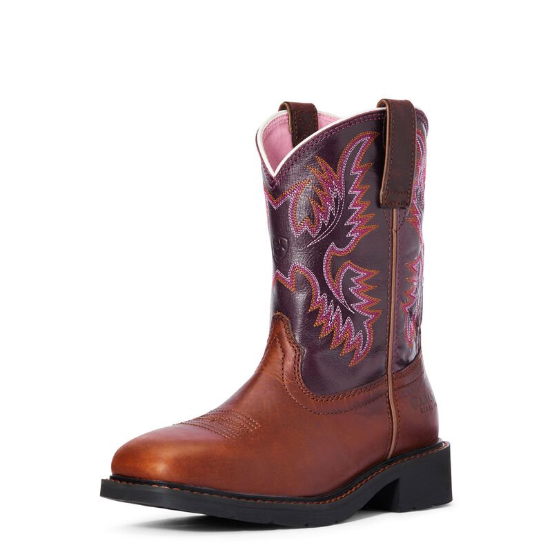 Ariat Krista Steel Toe Ženske Radne Čizme Tamno Smeđe | HR-934302