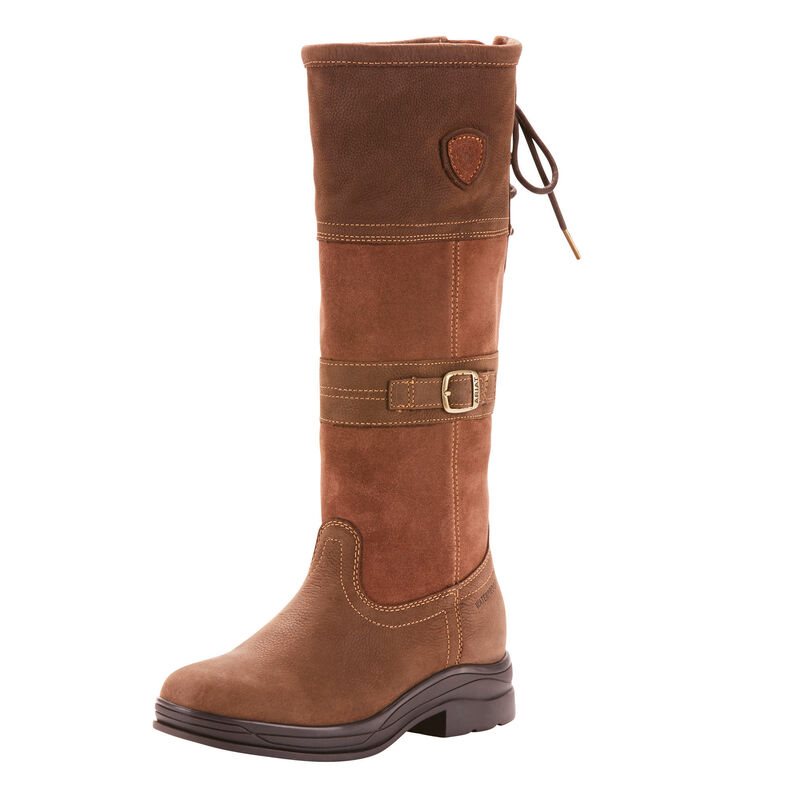 Ariat Langdale Waterproof Ženske Riding Boots Smeđe | HR-091147