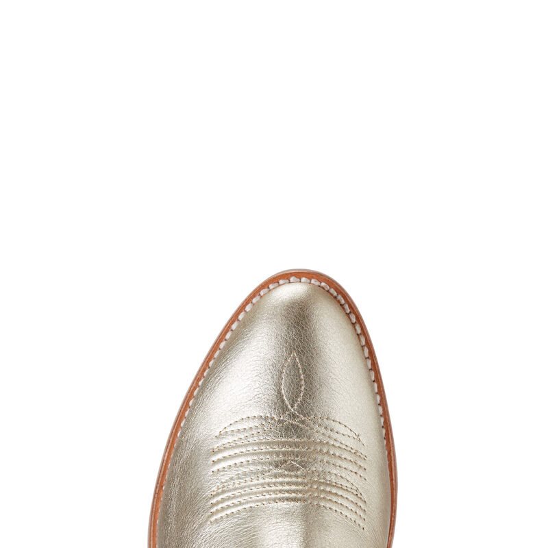 Ariat Legacy R Toe Ženske Zapadnjačke Čizme Metalne Zlatne | HR-883114