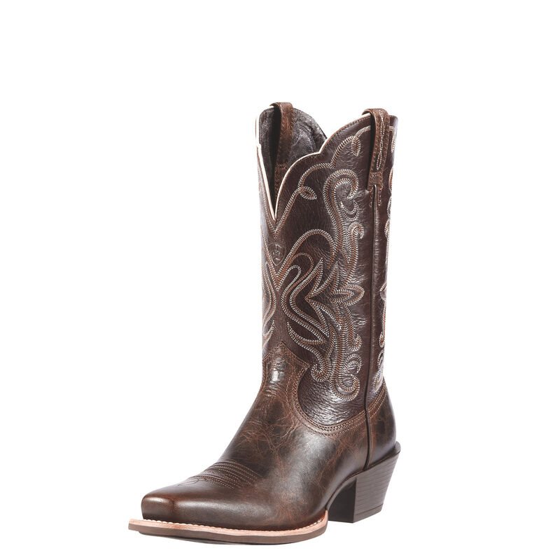 Ariat Legend Ženske Čizme Za Kaubojku Čokoladne | HR-874810