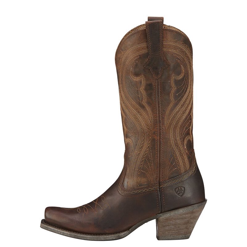 Ariat Lively Ženske Zapadnjačke Čizme Bakrene | HR-234095