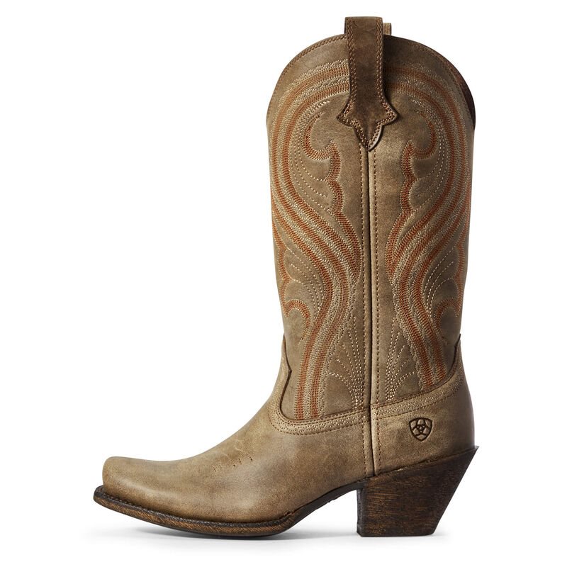 Ariat Lively Ženske Zapadnjačke Čizme Tamno Kaki Boja | HR-395300